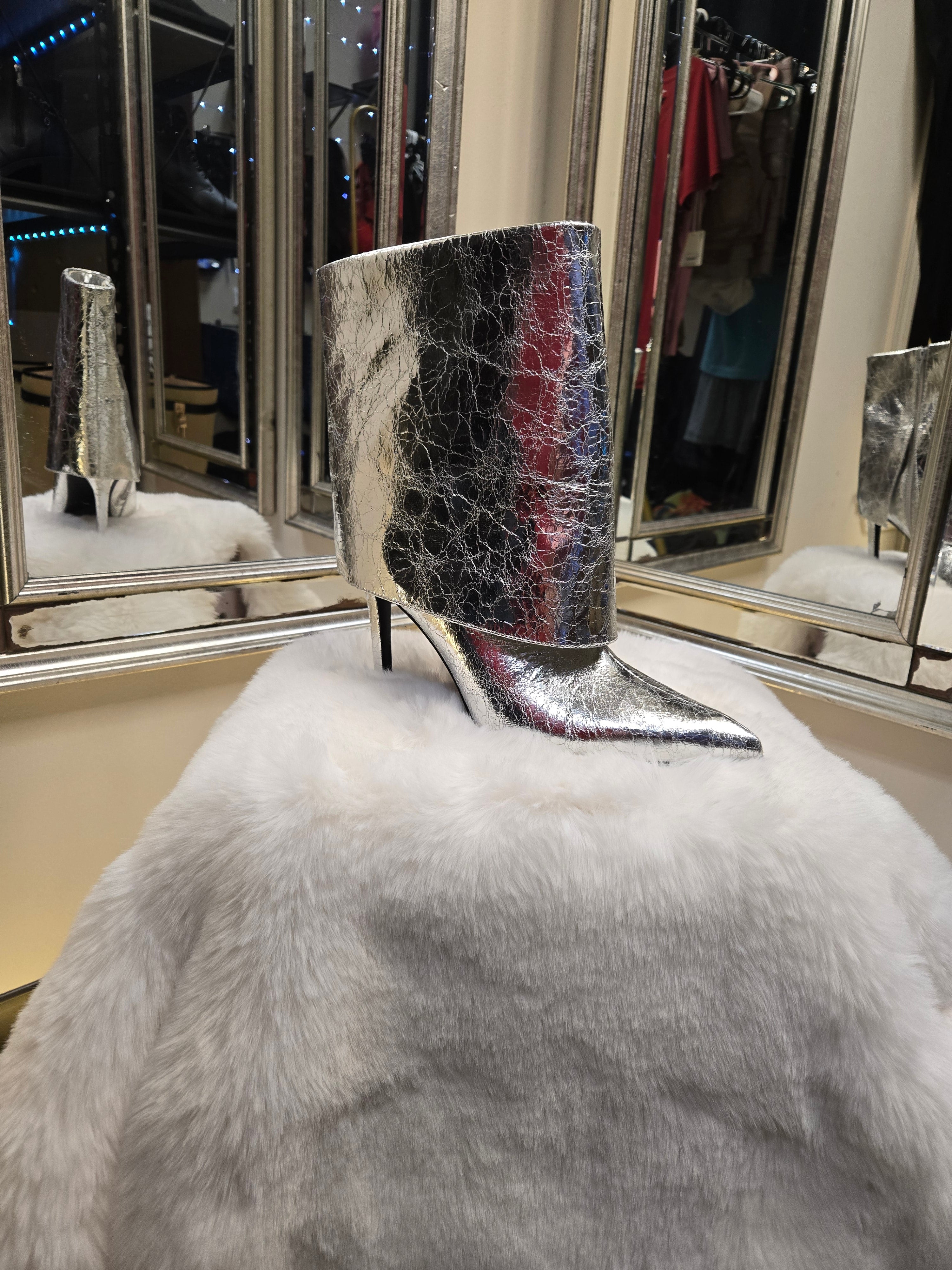 Chrome Shield Statement Boot