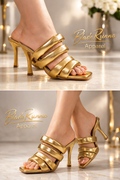 Multi -Strap Luxe Mule
