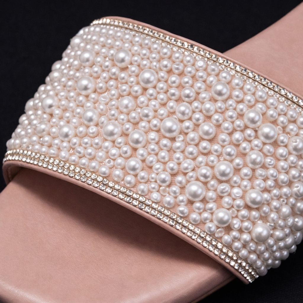 Pearl Luxe Slide Sandal